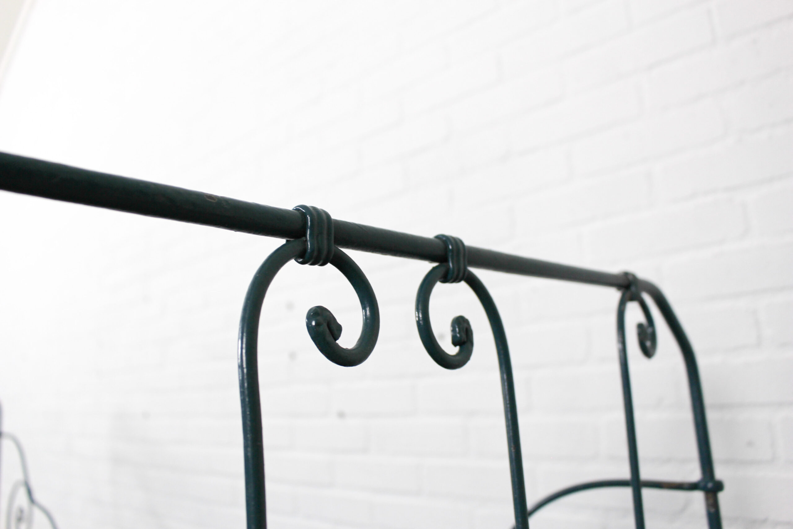 Foldable Metal Daybed with New Webbing and Upholstery - Image 14