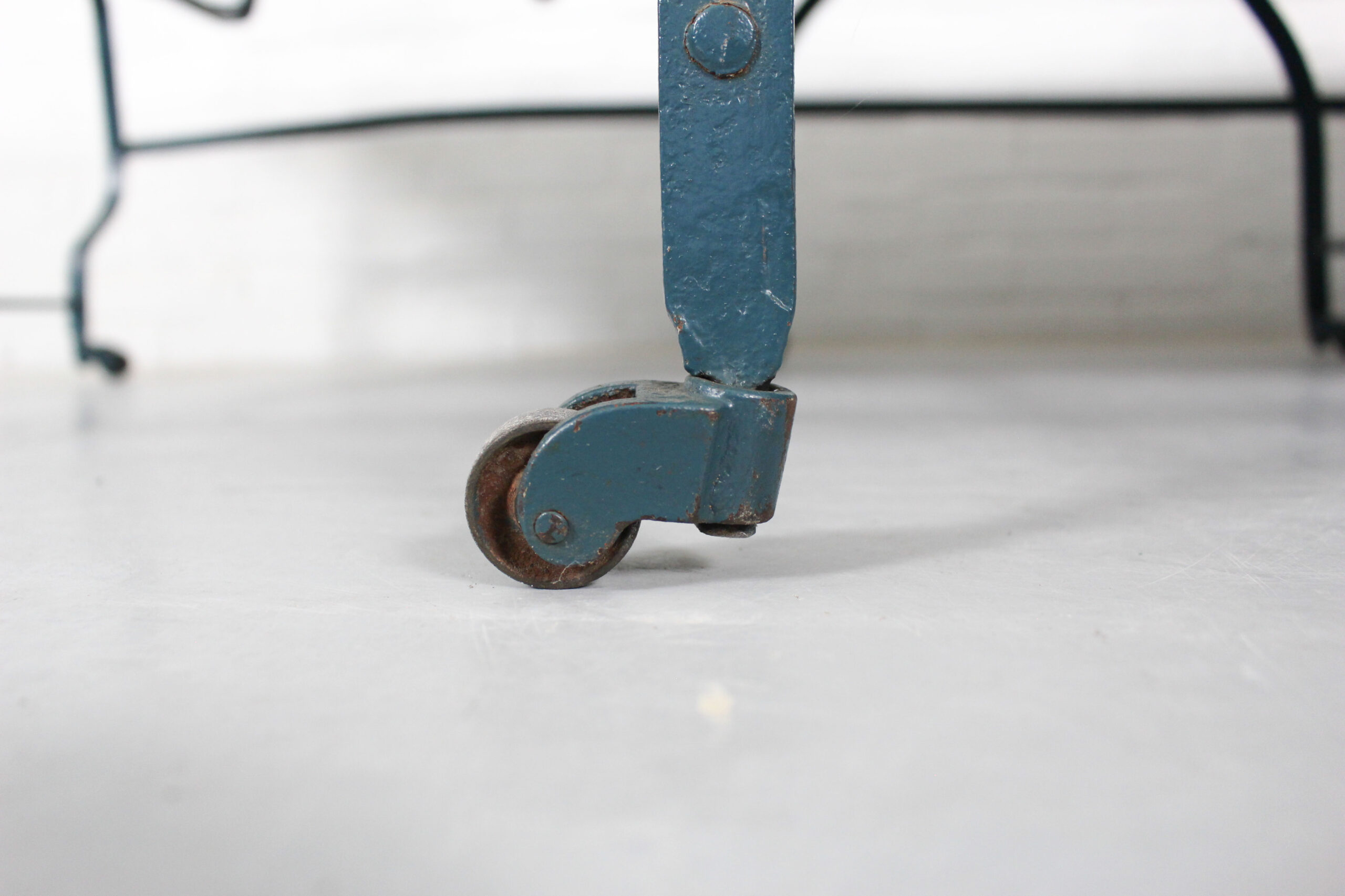 Foldable Metal Daybed with New Webbing and Upholstery - Image 16