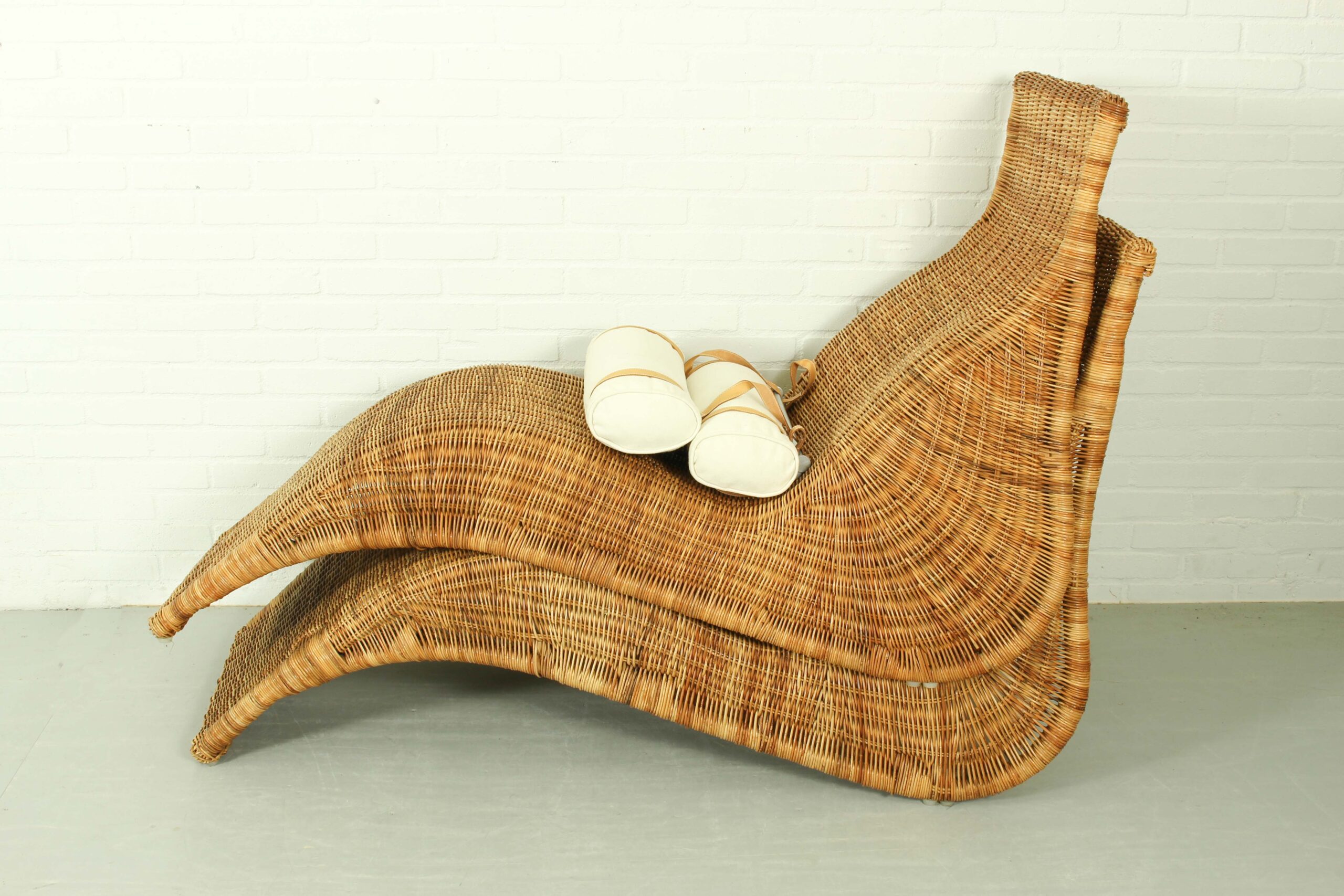 IKEA Karlskrona Rattan Lounge Chairs by Karl Malvall - Image 2