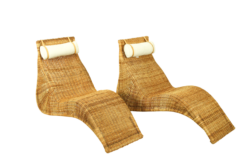 IKEA Karlskrona Rattan Lounge Chairs by Karl Malvall