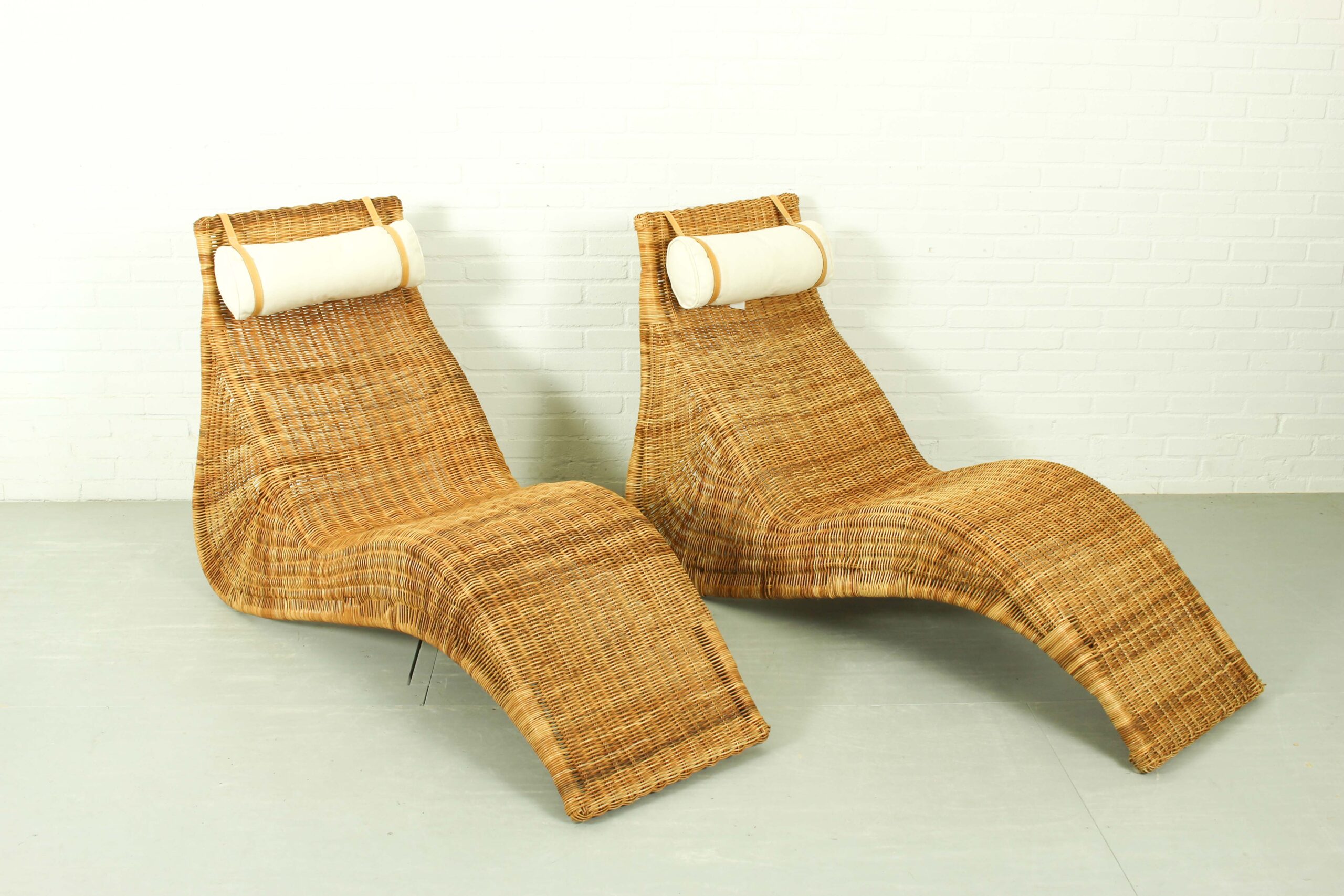 IKEA Karlskrona Rattan Lounge Chairs by Karl Malvall - Image 3