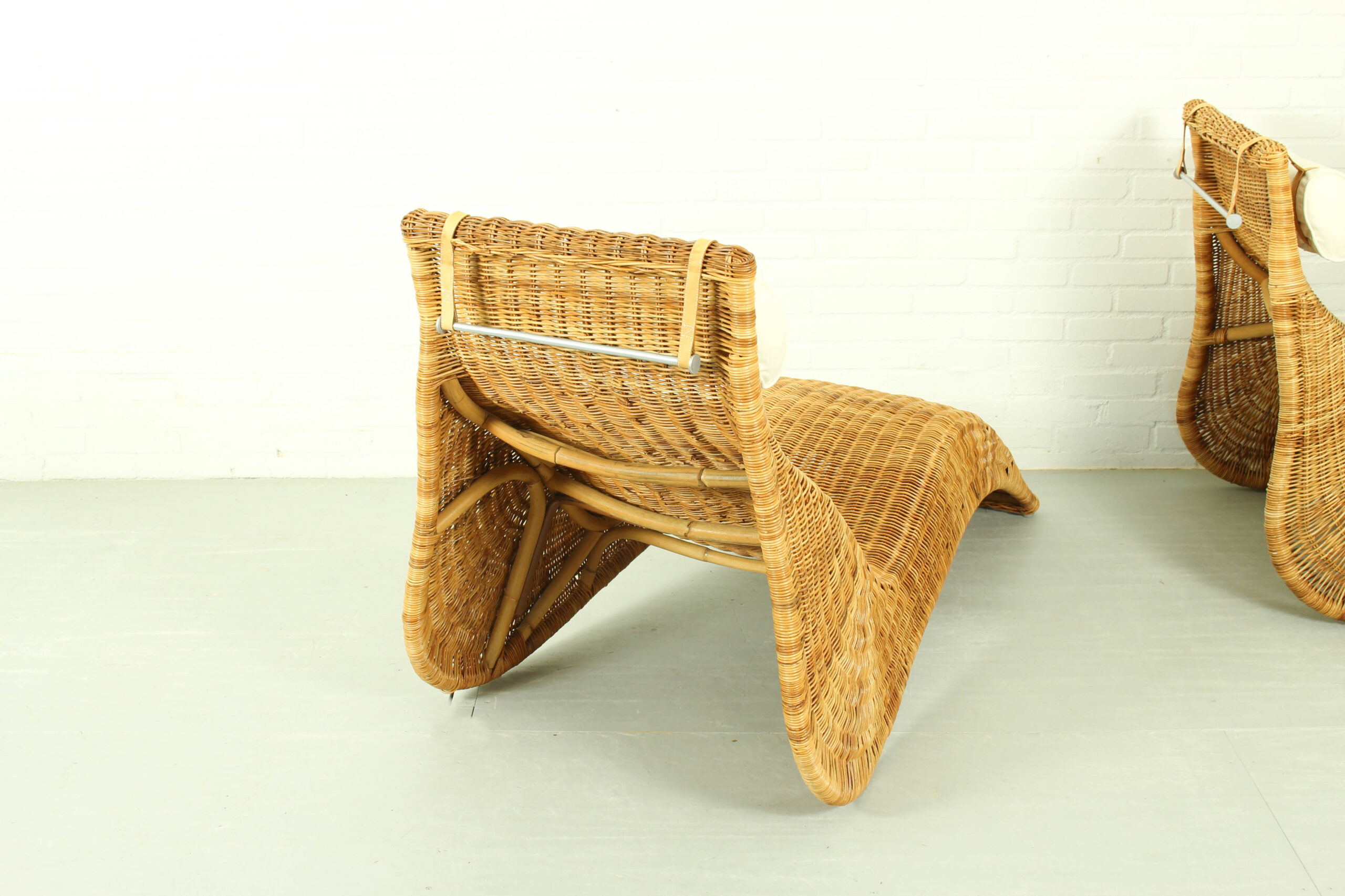 IKEA Karlskrona Rattan Lounge Chairs by Karl Malvall - Image 8