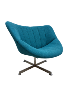 Swivel Lounge Chair by Rudolf Wolf for Rohé Noordwolde, 1960s
