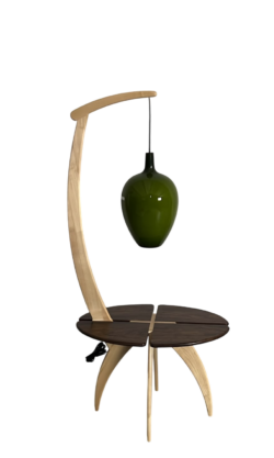 Fog & Mørup ‘Pompeii’ Pendant Lamp with Sculptural Custom Lamp Table