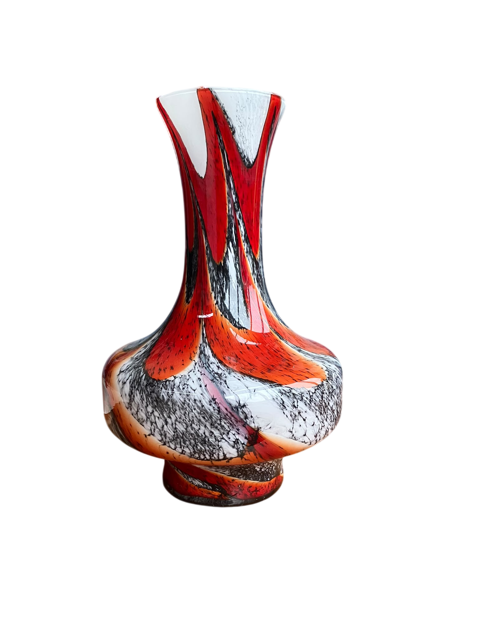 MCM ‘Carlo Moretti’ (Italy) Opaline Florence Glass Vase.
